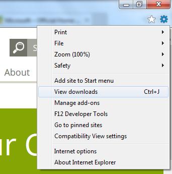 THE DOWNLOAD MANAGER Internet Explorer 11 has a Download Manager where you can see all the files that are being downloaded / have been downloaded.