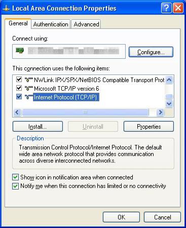 Note To manually configure IP settings on Windows workstations, open the TCP/IP Properties menu and select the Use the following IP address option.