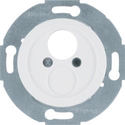 anthracite, matt 457309 457305 40 400 457309 Centre plate with TAE cut-out - push-out Centre plate with TAE cut-out knock out, Serie 930/Glas, polar white glossy Centre plate with TAE cut-out knock