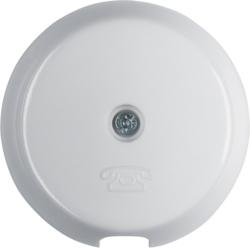 plug with centre plate, base and spreader claws Serie 930/Glas, polar white glossy Blind plug with centre