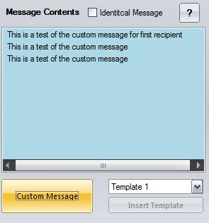 Figure 18: Sending custom messages 9. After you edit the messages, click Send now to begin sending them. 4.