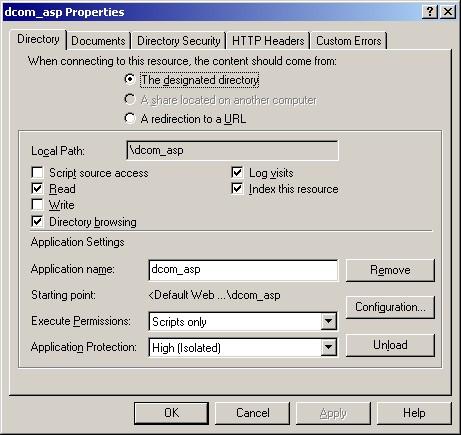 SAS 9.1.2 Integration Technologies: Server Administrator's Guide 1. Configure your IIS application to use High (Isolated) Application Protection. 2.