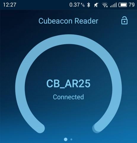 CONNECT TO CUBEACON READER Hold the WPS button for 5 second until the indicator service network blink lamp to enter settings mode.
