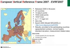 Vertical Coordinate Reference System EVRF issue IGN has computed transformation from national system to EVRF 2000 But EVRF 2000 is deprecated in EPSG IGN can t compute transformation between national
