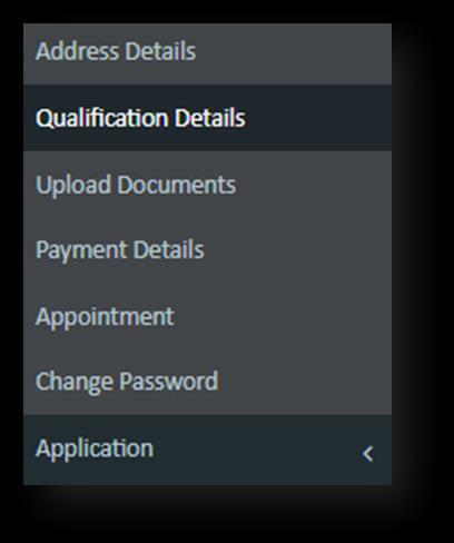 5) Applicant will login in system using