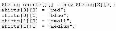 Given the code fragment: Which code fragment prints red: blue: