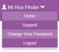 Choose the Change Your Password option and you will be taken to a new screen that allows you to change your password to something memorable for you.
