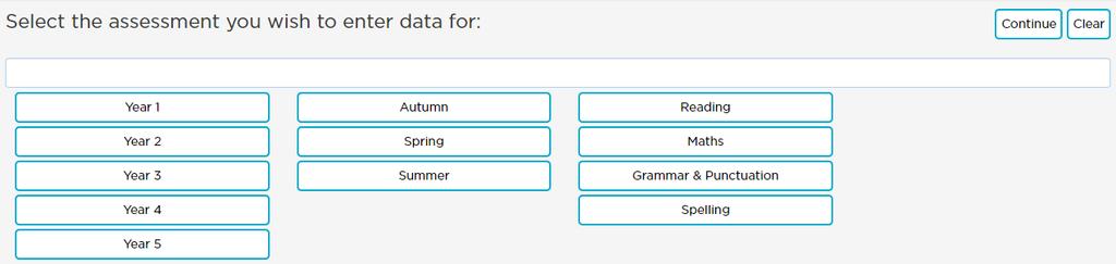 4 Entering test results To access the enter test data section you will need to enter NFER Classroom tools, select the NFER Tests analysis tool and then select which pupils you would like to enter