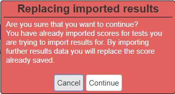 The import function will not overwrite any data that has previously been entered manually into the system.