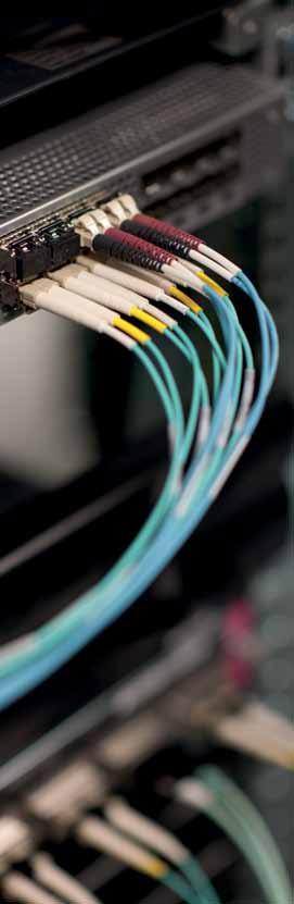 11 / TelecityGroup Patching with fibre optic cables Unrivalled connectivity. Unparalleled choice. A wide choice of connectivity options allows your business to connect quickly and cost effectively.