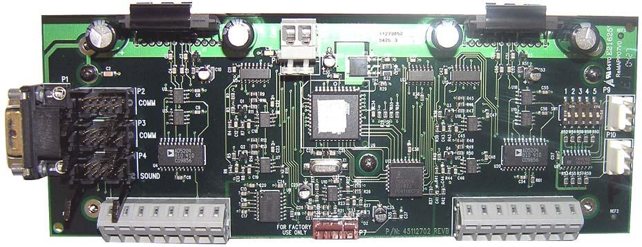 November 18, 2004 AlphaVision PC Sign Part Replacement Instructions 1.1.2 TuneBlaster board This board sends audio signals from the controller to up to 8 speakers.