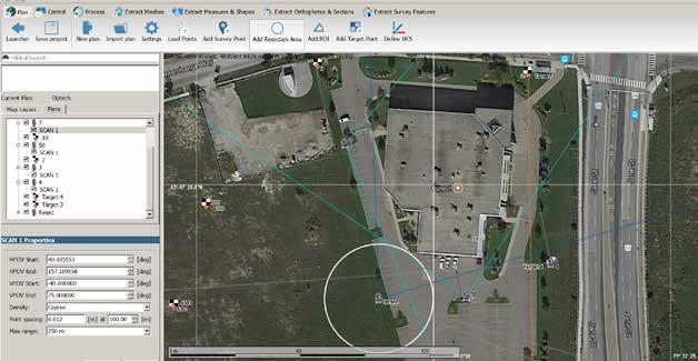 Plan at the Office Execute Automatically in the Field Preparation at the office ATLAScan s Plan module allows the user (usually an experienced surveyor) to plan a 3D scanning survey that a