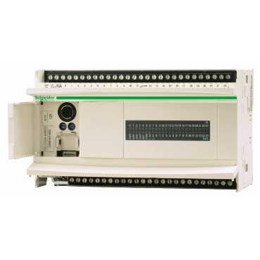 Characteristics compact PLC base Twido - 24 V DC supply - 24 I 24 V DC - 16 O Complementary Discrete input logic Input voltage limits Main Commercial Status Range of product Product or component type