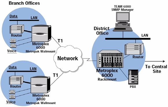 Figure 3: Metropaks in Higher Density Rackmount Application Figure 4: Service Provisioning: Multi-Tenent Building DSU-DP Data Capabilities The Flexi-data Basecard with appropriate interface card,