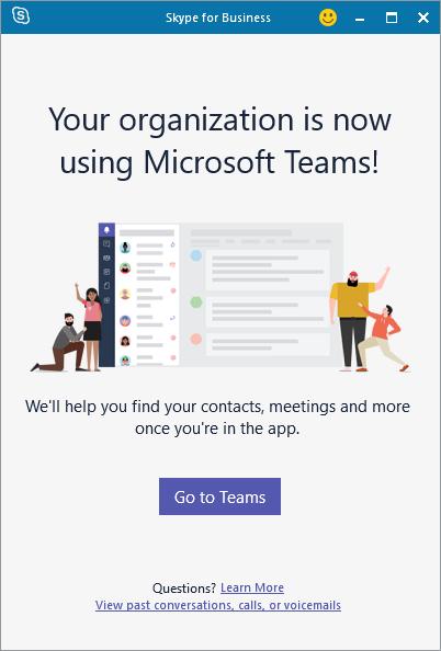 Skype for Business Online to Teams Enable Teams with full functionality Allow users to experience