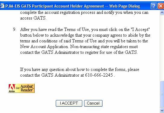 The information contained in these forms will be used by PJM EIS to bill the Subscriber and the Subscriber Affiliate for its use of GATS.