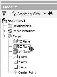 8. Click OK on the Create In-Place Component dialog. Creating a New Assembly File 1. To create a new assembly, click New Assembly on the welcome screen. 9.