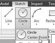 Adding Dimensions In this section, you will specify the size of the sketched circle by adding dimensions. As you add dimensions, the sketch can attain any one of the following states: 5.