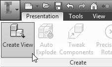 Assembly Basics 9. Click the Tweak Components button on the Presentation ribbon.