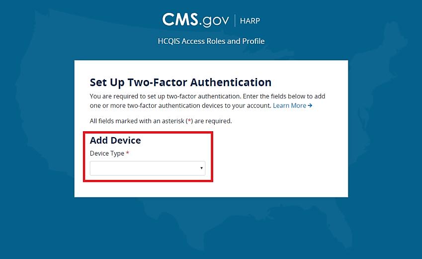 Two Device Options: 1. Choose SMS when you want to receive your security code via text message. 2.