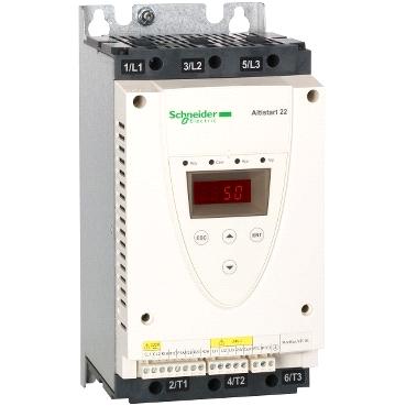 Product datasheet Characteristics ATS22D47S6U Complementary Assembly style Function available Supply voltage limits Main Range of product Altistart 22 Product or component type Product destination