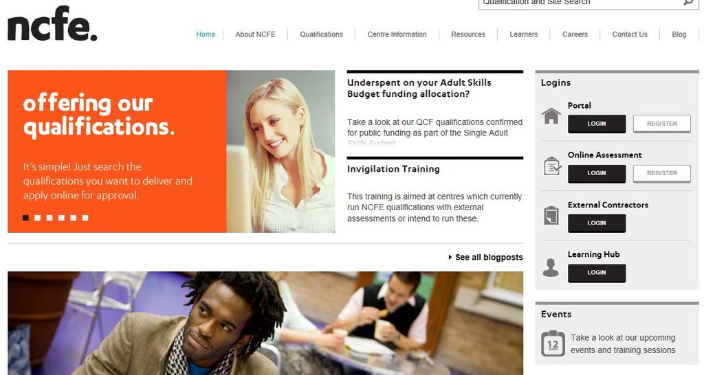 What s the NCFE Portal The NCFE Portal is a secure area of the NCFE website which allows centres to register candidates, enter candidates for external assessment, enter internal units for graded