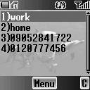 My numbers You can store and view your information such as your names and phone numbers in your SIM. Viewing My numbers From Contacts menu 1. 4 move to My numbers 3. 4 move to Line 1 or Line 2 4.