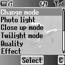 Operating the Camera Brightness In Preview mode 3 Brightness up 7 Brightness down Zoom In Preview mode 1 Zoom in 5 Zoom out Taking a picture/recording a video clip In Preview mode Press < (Shutter)