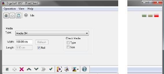 Configuring a Print Client / Cut Client When the Print Client / Cut Client is set up and launched it can be configured.