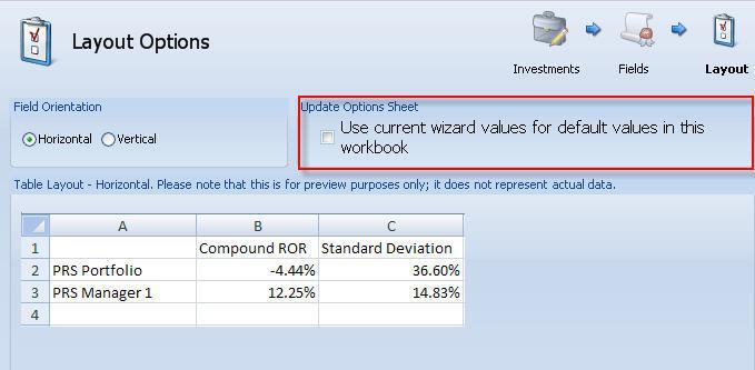 14. Portfolio Default Benchmarks 15. Portfolio Default Rate Benchmarks Changing any of the options on this tab will have an effect on all individual element sheets linked to this tab.