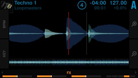 Using Your D2 Getting Started Switching Deck View and Zooming To zoom into the waveform: Press Display button 3
