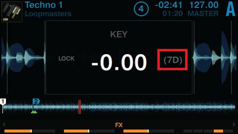 Using Your D2 Getting Started Using Keylock Adjusting the Key without changing Original Tempo If you want to change just the key of a track without affecting its tempo, proceed as