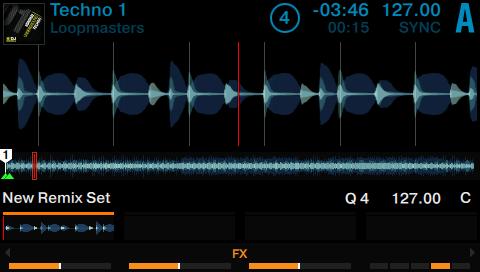 Using Your D2 Getting Advanced Capturing Samples from Track Decks (Using Remix Mode) You have captured a Sample of the track.