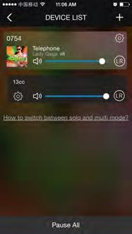 tell how to switch between solo and multi mode