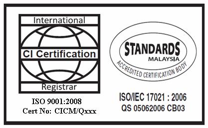 Figure 1 QMS Figure 2 - EMS 2.6 On any individual unfolded portion of the sheet of stationery the Accreditation Mark may be displayed: i.