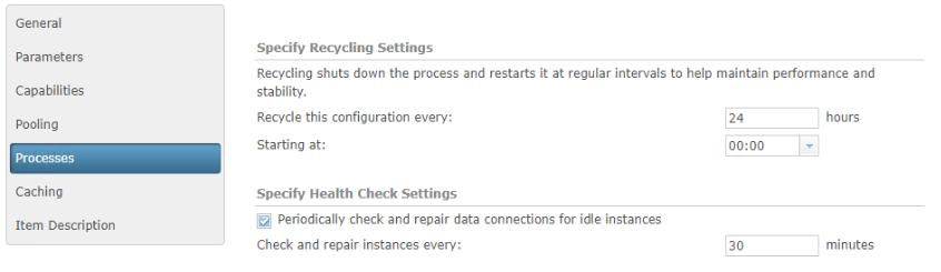 Settings 1. Instance information 2.