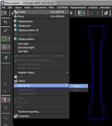 Using VGSTUDIO MAX we designed 6 different kind of tension rods with 75, 125