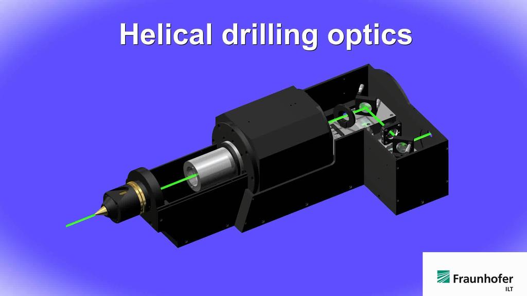 High speed trepanning optics for Laser