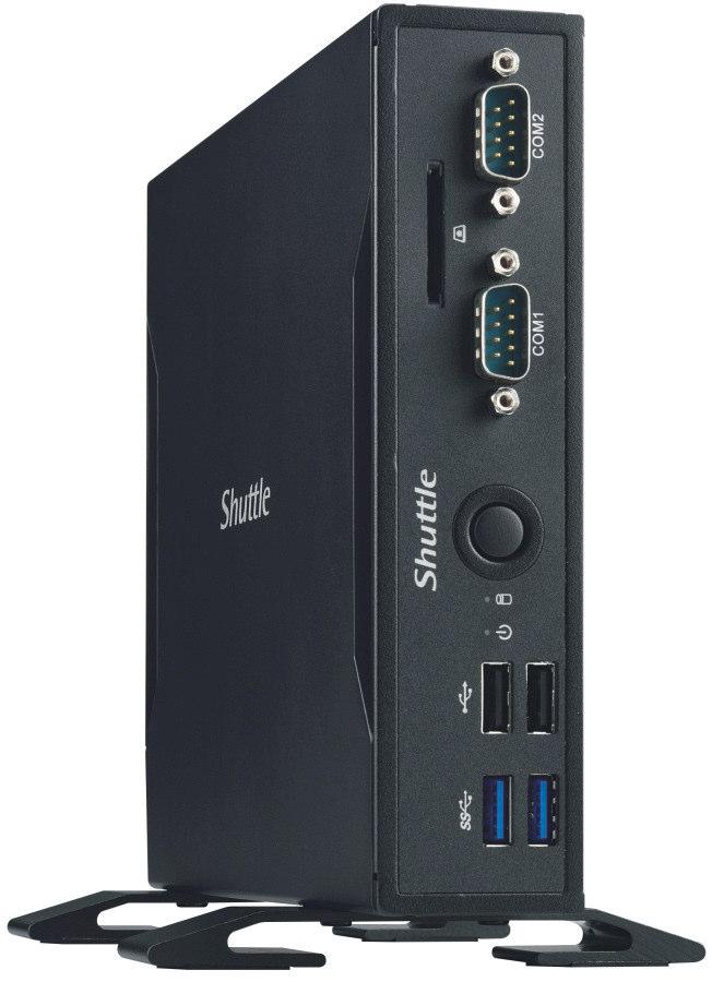 Shuttle XPC slim System DS6800XA Product Features 20 cm 3.95 11 cm 16.5 cm 40 C Robust, Stylish and Extremely Small You should have held it in your own hands to experience how small it actually is.