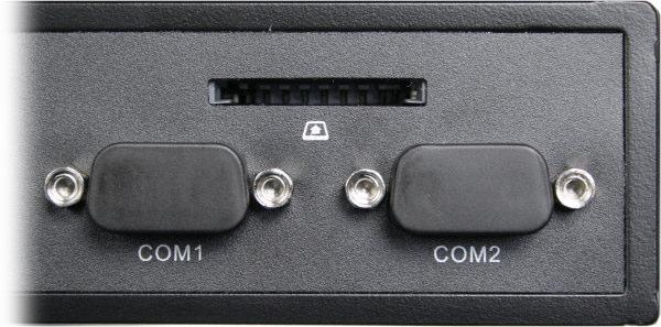 COM ports with plastic caps RS-232 RS-422 RS-485 RS-232 Two serial ports Many PCs do not have these legacy ports any longer, since they have been superseded and replaced by USB for most consumer
