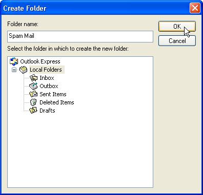 Figure 6-40 Specifying the Folder Name Step2.