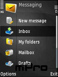 (Figure 8-15, Figure 8-16, Figure 8-17) Enter E-mail function and press Options to select New mailbox.