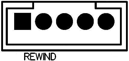 4V: Emitter off Rewind module connector 13 Pin Description Voltage 1 Rewind motor power 24V 2 Rewind signal 3.3V 3 Rewind enable 3.3V 4 Rewind sensor receiver A/D: 0~3.