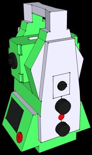 a robotic total station or a laser
