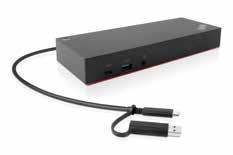 THINKPAD USB-C DOCK The ThinkPad USB-C Dock is the ideal hub, as part of an emerging industrystandard, for transmitting data, video and power to your USB-C compatible laptops.