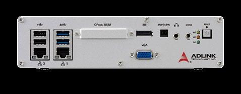 RS-232/422/485, 2x RS-232, 4 DI/ 4 DO, TPM 2.0 2x USB3.0, 5x USB2.0, 1x 2.