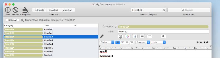 Delete multiple notes in a single click You can delete more then one notes in a single command Select from the note list (holding the shift or the command key) more then one note On the right will