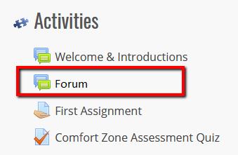 Area 2: Forums: You can also choose how to subscribe to a forum within each individual forum.