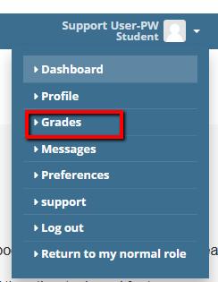 13. Grades To access your grades go to the Administration block located on the left side of your Moodle course and click on the Grades item.