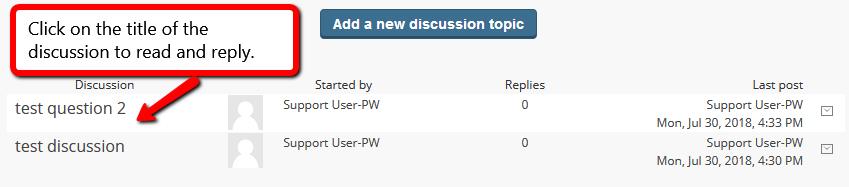 15. Discussion Forums Discussion Forums are the online equivalent of a classroom discussion, but with a few differences: Discussions happen across a period of time rather than all at once.